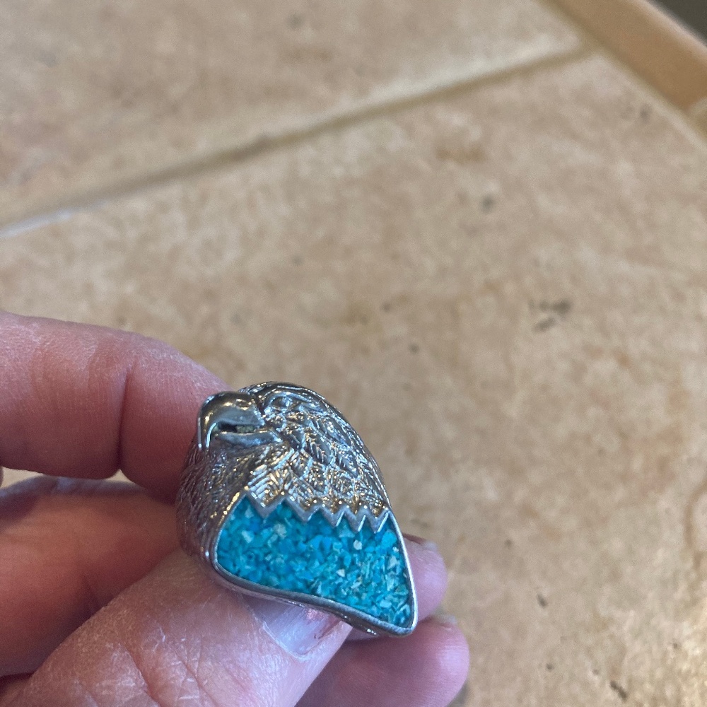 Eagle Head Ring - image 1